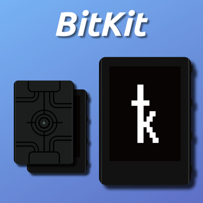 비트키트 크럭스 TZT KRUX 비트코인 지갑 하드월렛 니모닉 bitkit, 1개