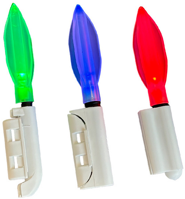 999피싱 LED 입질 감지기 어신 끝보기 전자 케미 원투 야간 낚시 CR425, 1개, 블루