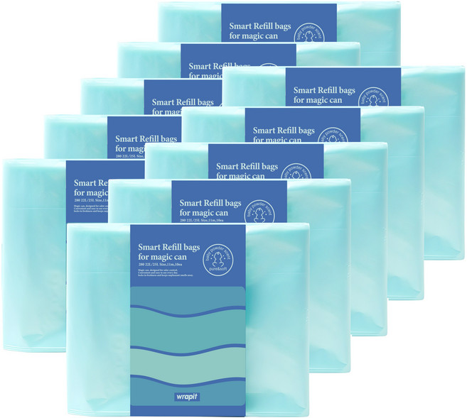 매직리필 기저귀비닐 250 280, 10개, 27L