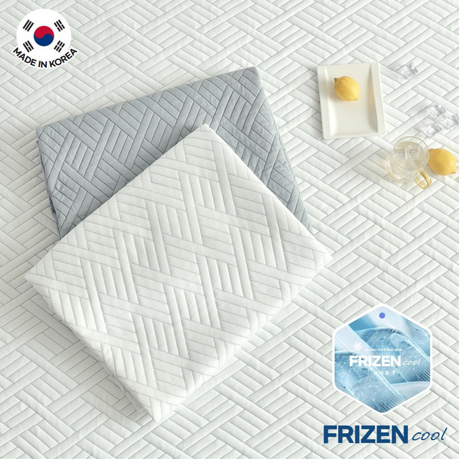 곰표쿨베어 국내생산 프리즌 여름 차가운 냉감패드 고정밴드 쿨매트, 그레이