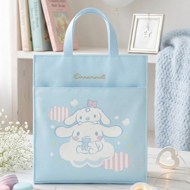 시나모롤 구름 파스텔 심포니 보조가방 블루 조카 입학 선물용 캐릭터 가방