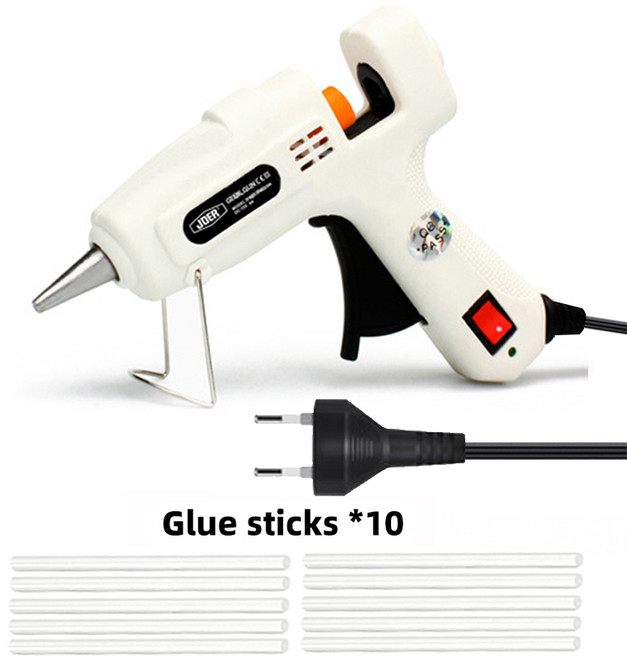 DIY 12V/220V 핫멜트 접착제 총 자동차 미니 스틱 실리콘 Thermo Gluegun 산업용 전기 수리 열 도구, 2) 220V