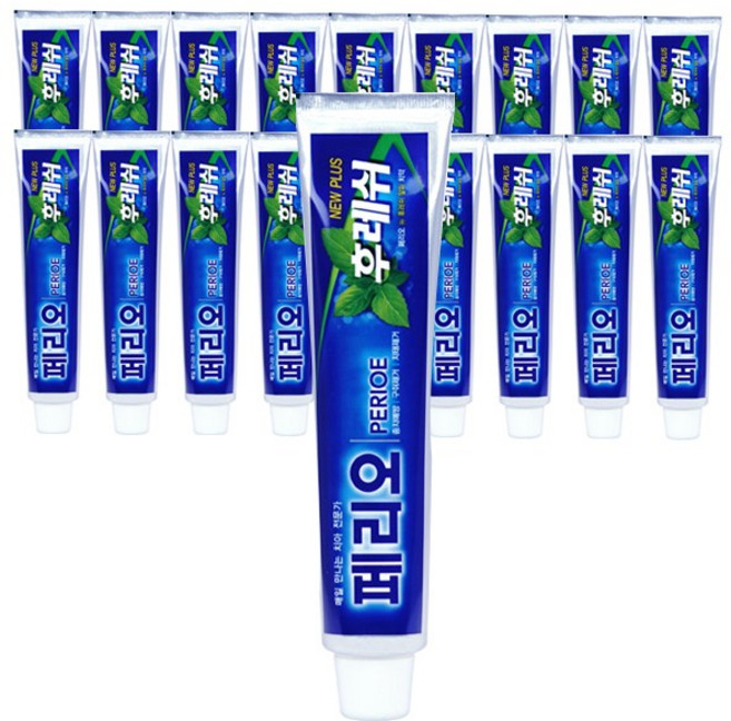 페리오 뉴 후레쉬 플러스치약, 150g, 80개