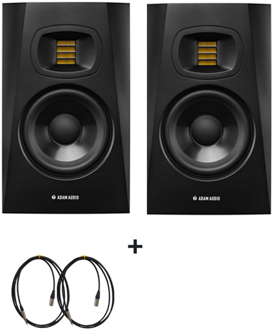 아담오디오 T5V ADAM T5V 스피커 아티스트 레코딩 스튜디오 라이브 녹음용 믹싱 보컬용 모니터 스피커 2통 1세트