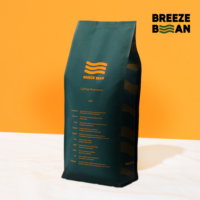 당일로스팅 갓볶음 브리즈빈 후루티 노트 블렌드 커피 원두, 1kg, 1개, 홀빈(분쇄안함)