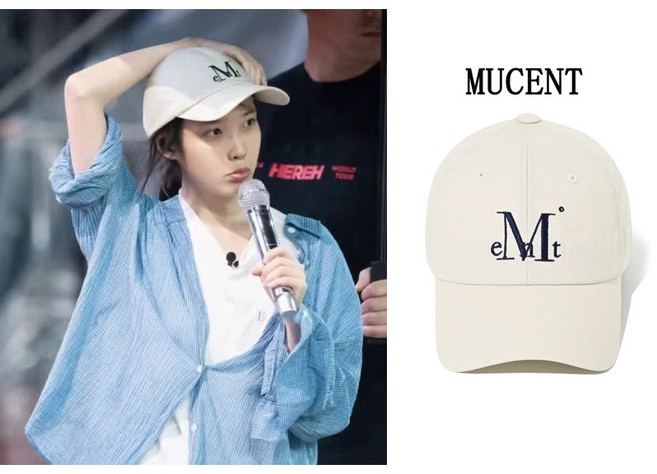 Mucent 棒球帽 韓國設計師品牌 老帽 字母刺綉 遮陽帽 韓式穿搭 百搭款 男女同款