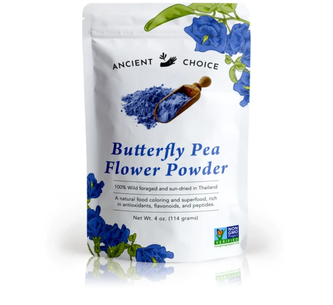 Ancient Choice Butterfly Pea Flower 버터플라이 피 꽃 파우더 114g, 1개, 1개입 - 쿠팡