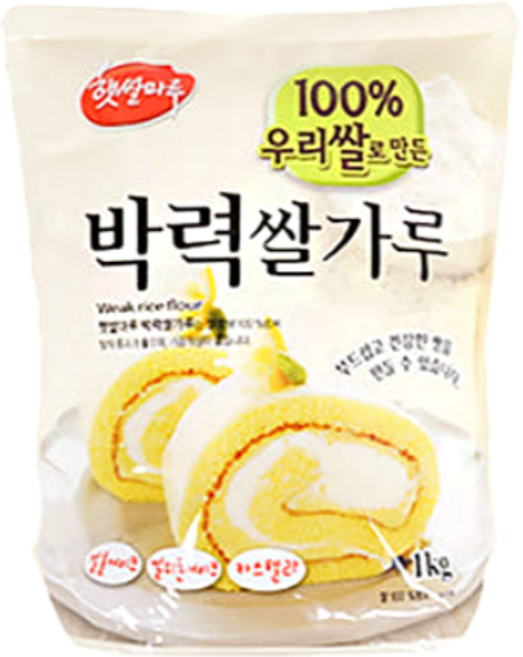 대두식품 박력쌀가루 1kg, 3개