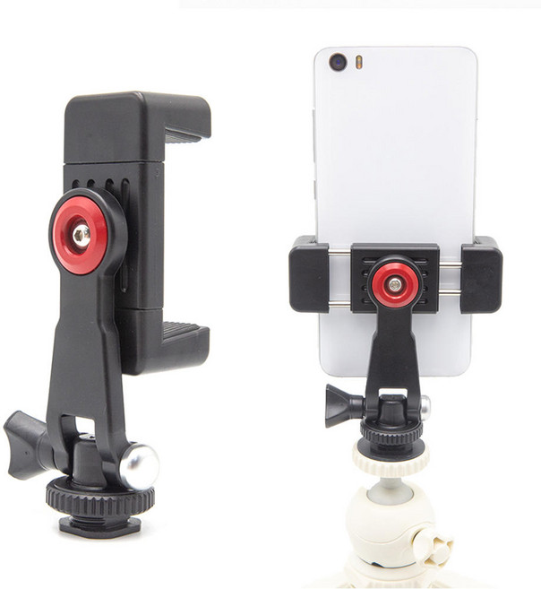 다기능 만능 스마트폰 홀더 가로세로 그립 거치대 AC-N25 클립 개인방송장비 폰홀더 휴대폰 아이폰 갤럭시 오토케 스마트폰 촬영, 1개