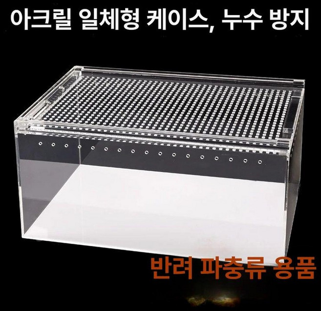 곤충 사육 상자 사마귀 거미 뚜껑 집 파충류 아크릴, 아크릴 20x15x10, 1개