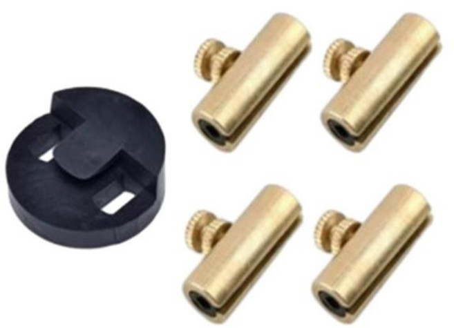 첼로 울프 톤 톤 음소거 억제 튜브 전문, 01 4pcs, 1개