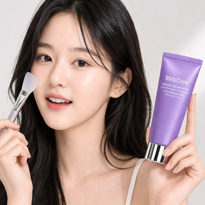 멜라닌 흡착케어 기미삭제마스크 뜯는 흑자 필오프팩 멜라 크림 기미팩 100g 멜라케어 필크림 마스크 필오프팩 정선희 기미팩 미백 잡티케어 기미마스크팩 + 브러쉬, 1개, 1개입