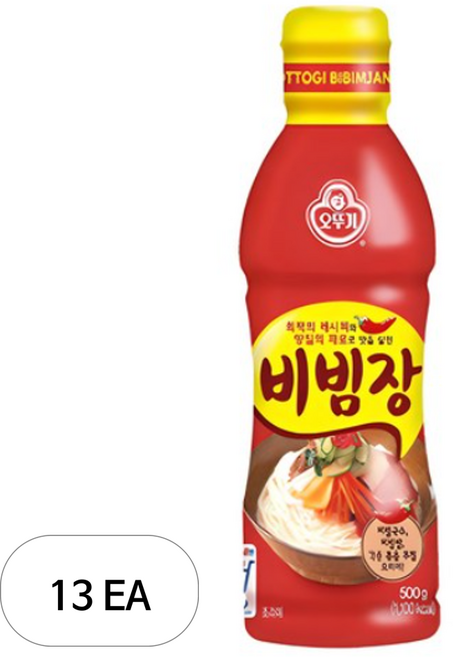 오뚜기 비빔장 S, 500g, 13개