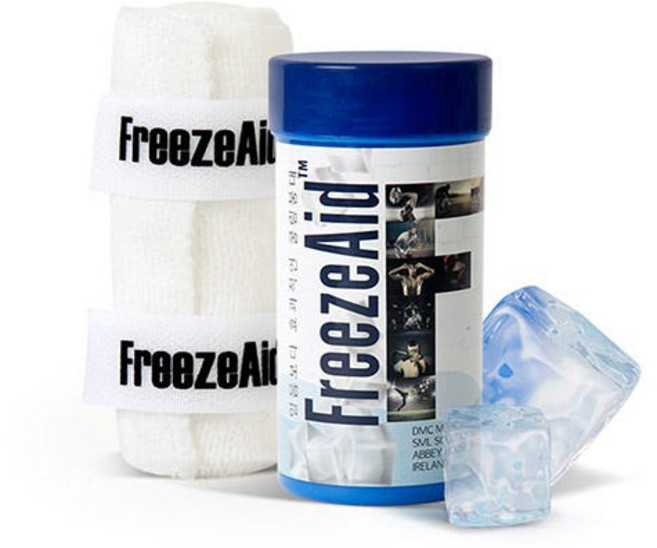 쿨밴드 프리즈에이드 3.2m 멘솔 파스 쿨링 압박붕대, 2세트, 1롤