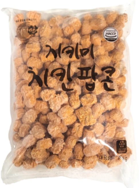 [536] 지키미 팝콘치킨 2kg, 2개