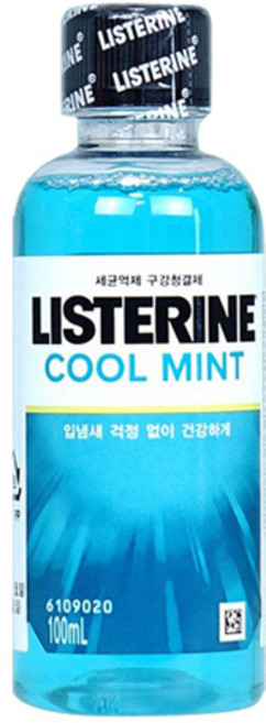 리스테린 액 쿨민트 마우스워시, 100ml, 5개