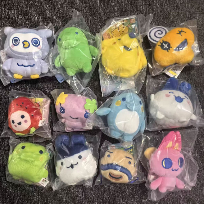 반다이 정품 구치파치 주댕치 다마고치 마메치 이루카치 냐옹치 호르호치 키링 인형 10cm, 1개