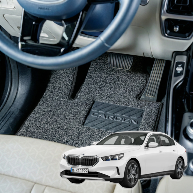 카든 코일매트 엣지형 1+2열 수입차, 그레이 엣지형, BMW 5시리즈 8세대 (G60) 2023.10~