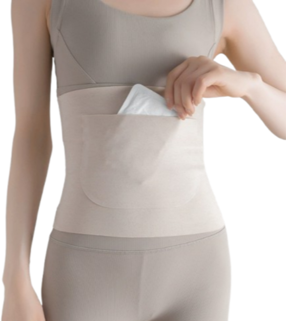 어센드원 핫팩 주머니 배워머 보온 복대 양면포켓