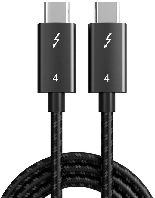 微特數碼 雷電4 USB4 數據線 40Gbps PD 100W 8K@60Hz 同軸線 2.0米, 1個, 雷電4同軸線2.0米 40Gbps 8K