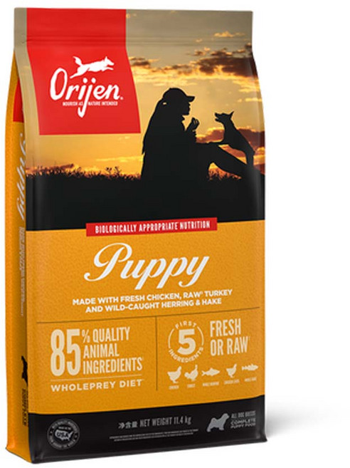 오리젠 반려견 퍼피 건식사료, 2개, 2kg, 칠면조