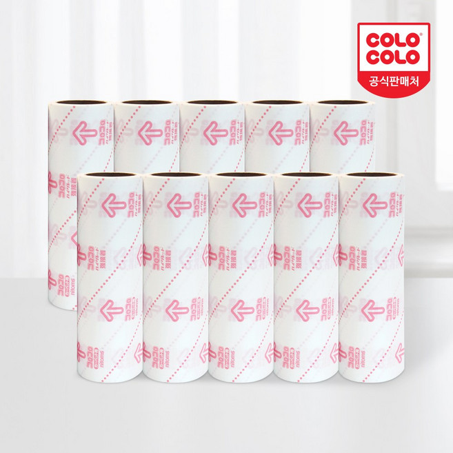 고로고로 초강력 테이프 크리너 리필 8m 10p, 10개