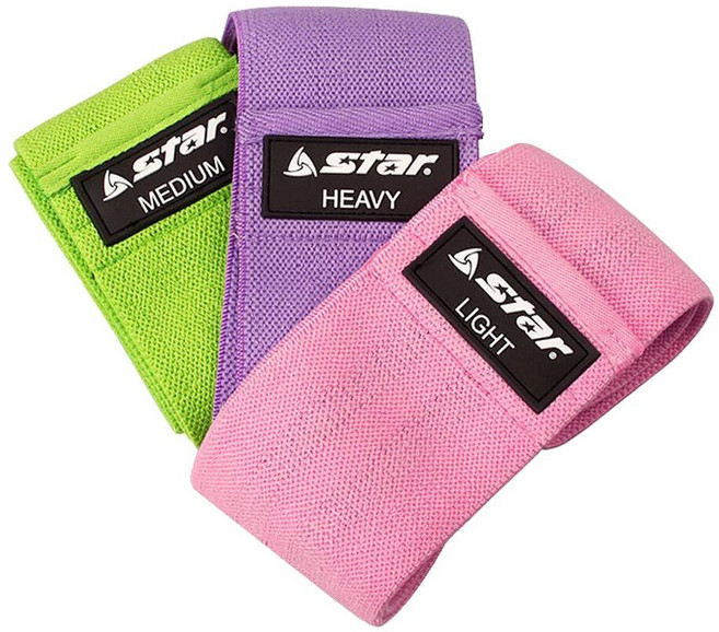 스타 심으뜸 엉덩이 힙업밴드 요가 무릎 허벅지, 핑크라이트, 1개