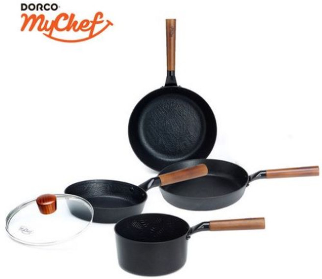 도루코 마이셰프 포레스타 프라이팬 5종 세트, 단일사이즈, 1세트