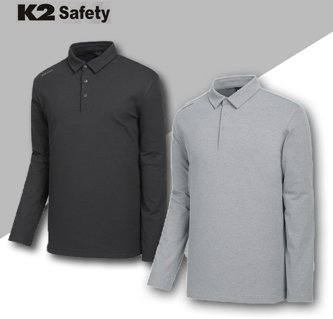 [당일발송] K2세이프티 피케 카라 소로나티 긴팔티셔츠 간절기 겨울 남녀공용