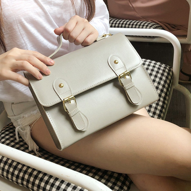 만행샵 심플버클 크로스백 사첼백 미니백