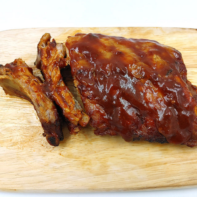 간편히 먹을수 있는 알뜰형 바베큐 폭립 500g(매콤한맛/오리지날맛), 1개, 500g