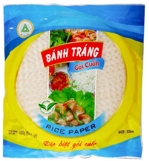嚴選SHOP 越南 BANH TRANG 春捲薄餅皮 CHA GIO 400克/包 春捲皮, 1個, DUY ANH春捲皮(藍色包裝)