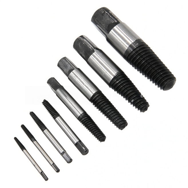 준성유통 손상된 부러진 볼트 나사 피스 제거 볼트리무버 히다리탭 반대탭 역탭 8종, 1세트