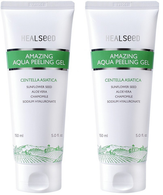 힐시드 어메이징 아쿠아 필링젤, 150ml, 2개