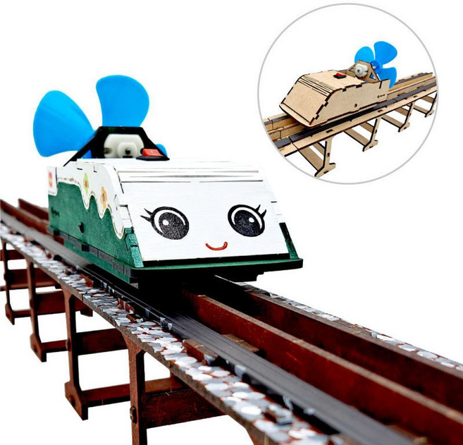 자기부상 기차 V2 만들기 - 기본구성+레일1Set_ 2025777EA, 단품