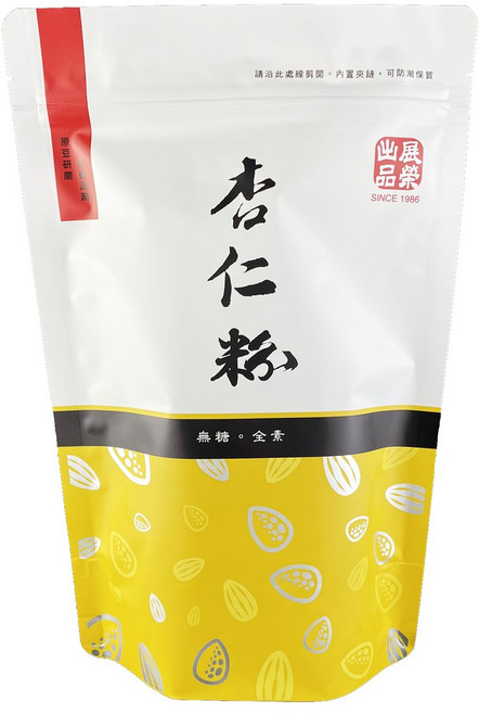 展榮商號 杏仁粉 冷壓冷磨 純杏仁粉 無漂白, 1個, 純南杏仁粉, 依包裝標示為準
