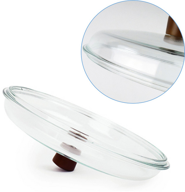 [샵피카] 유리뚜껑 28cm 후라이팬덮개 돔형냄비뚜껑 냄비뚜껑 주방용품