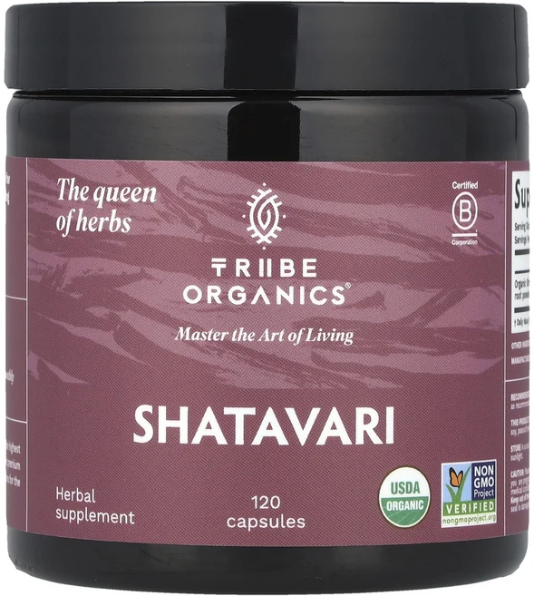 Tribe Organics 샤타바리 1000mg 캡슐 120정(캡슐당 500mg), TribeOrganics샤타바리1000mg캡슐120정캡, 1개, 120정 - 쿠팡