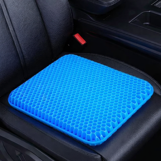 시원한 남자를 위한 여름 필수 허니콤 젤 쿠션 냉 방석, 파란색