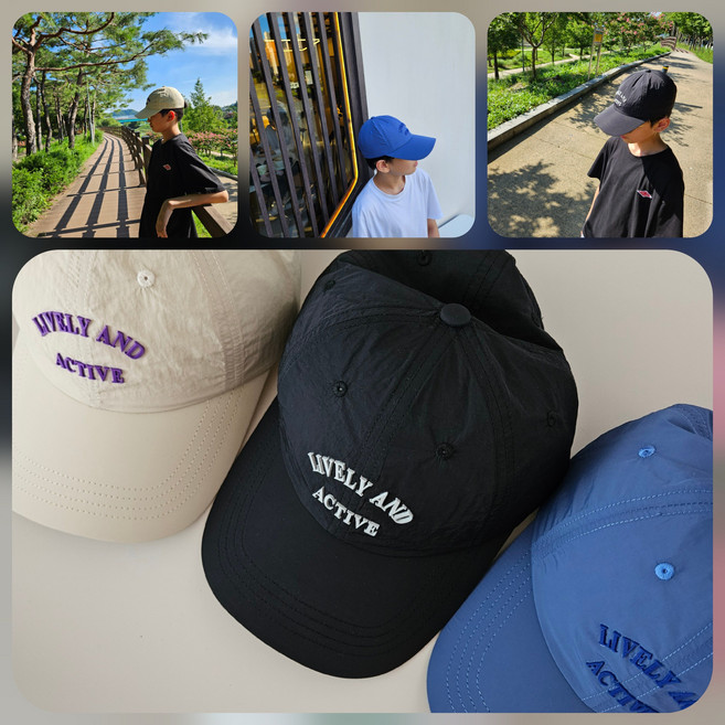 [두상큰아이들모자 티키타카] 초등학생 여름모자 고학년 중학생 청소년 워터파크 물놀이 휴가 볼캡 모자