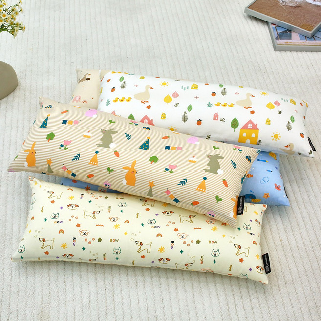 베베로시 [7종] 순면 아기베개 유아베개 경추용/솜조절용 진드기방지 오코택스인증 솜, 람쥐, 솜조절용