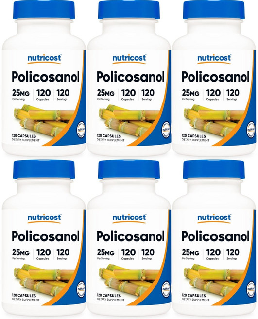 뉴트리코스트 폴리코사놀 25mg, 6개, 120개