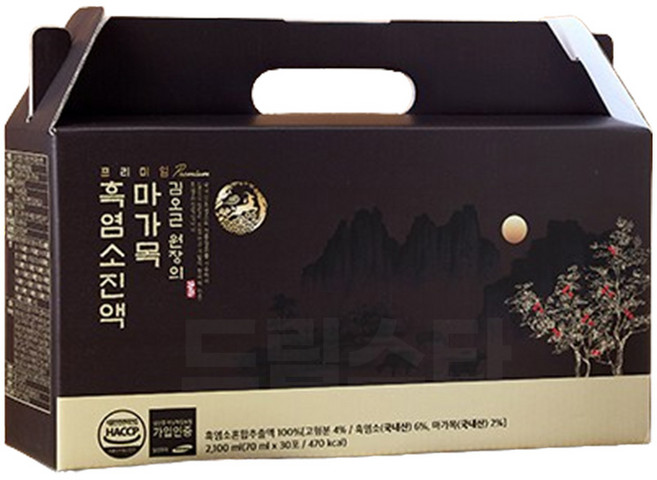 [드림스타] 김오곤원장 프리미엄 마가목 흑염소 진액 엑기스 건강즙, 30개, 70ml