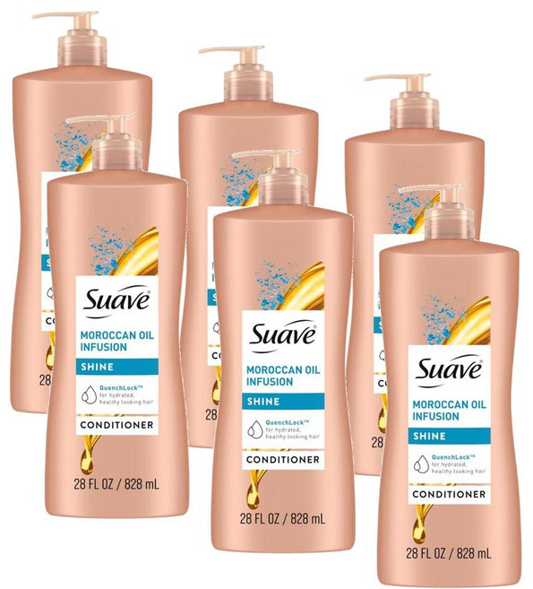 수아브 모로칸 오일 인퓨젼 샤인 컨디셔너 Suave Moroccan Oil Infusion, 6개