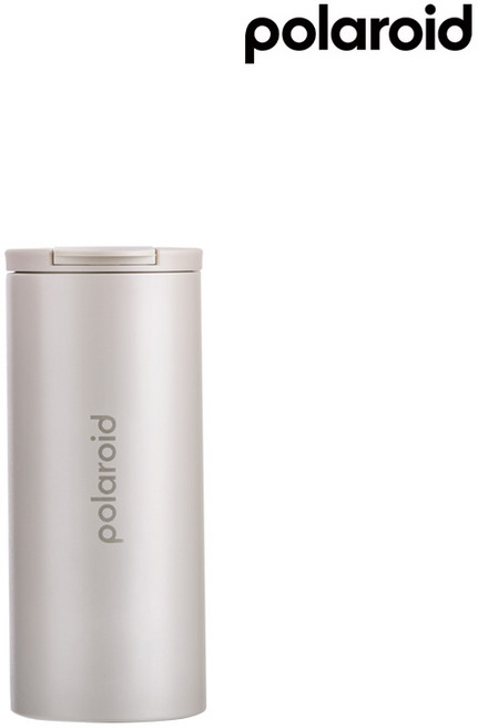 폴라로이드 버티컬 픽셀 텀블러, 화이트, 1개, 350ml