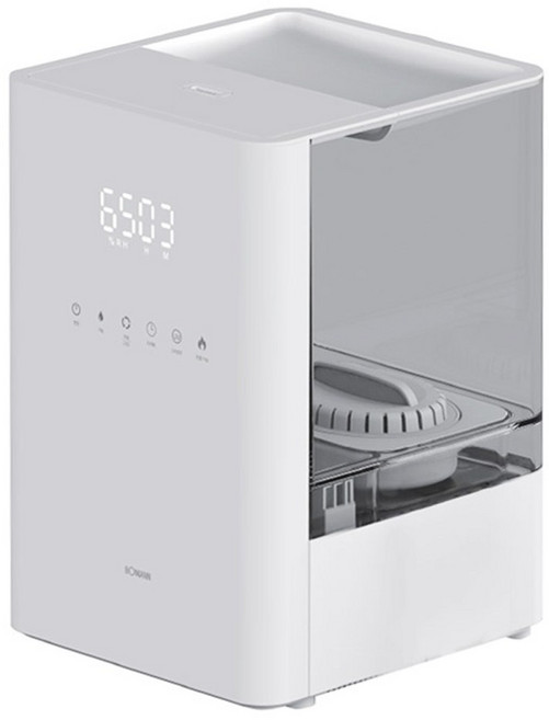 보만 초음파 온열 복합식 대용량 가습기 6L, hf6330w, WHITE