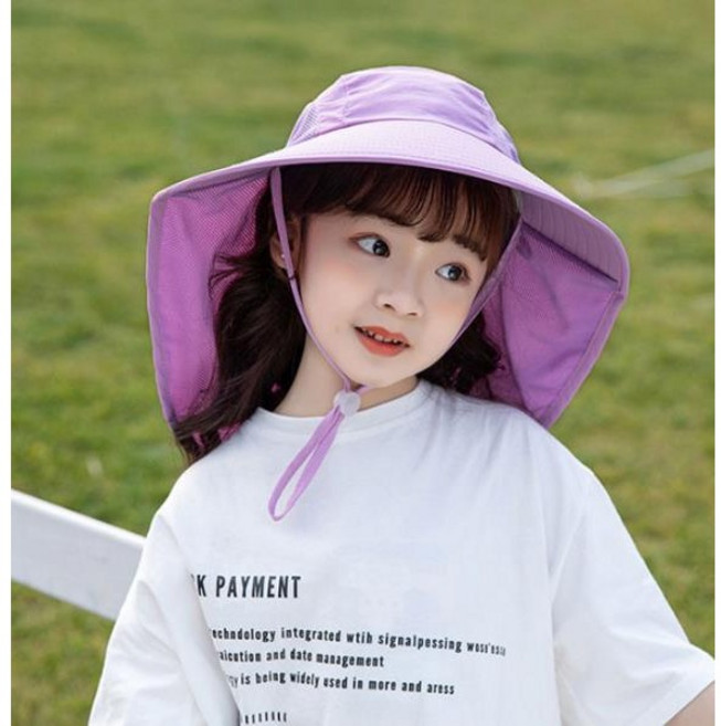 [더문풀문][만족후기]가족플랩캡 /목안타는모자/워터 수영모자 UV차단 아쿠아 워터파크 물놀이 성인용/아동용 무지 플랩캡