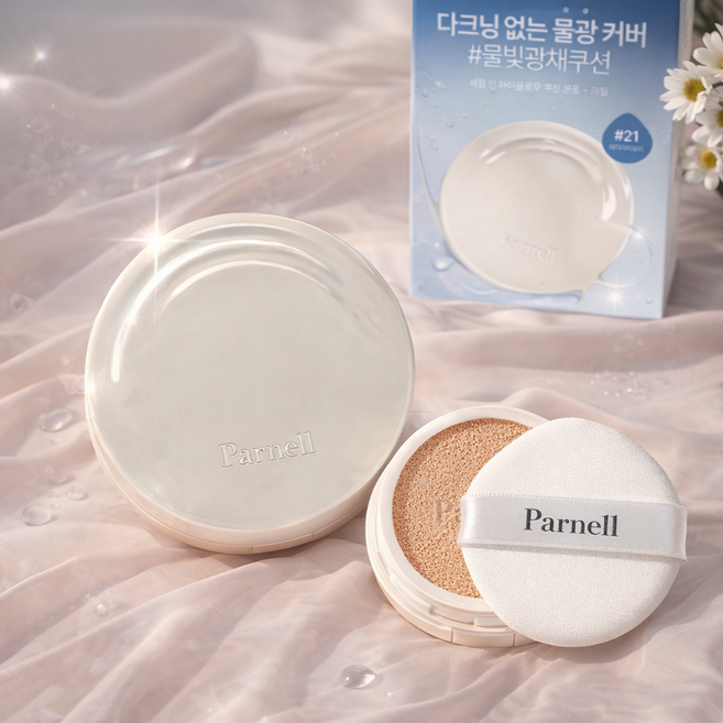 [NEW] 파넬 세럼 인 하이글로우 쿠션 세트 (본품+리필), 1개, 포슬린 19호