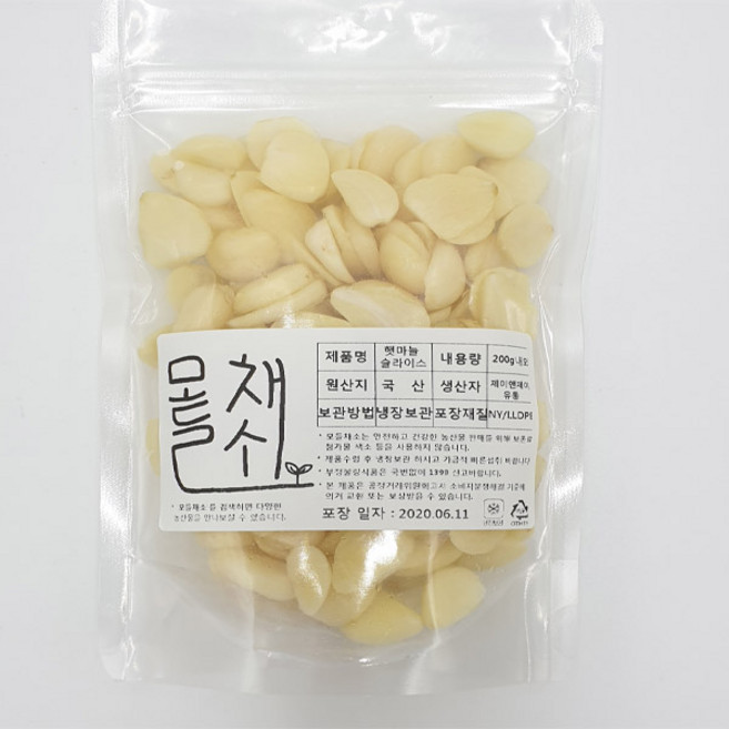 모들채소 저민마늘200g 1팩, 1개