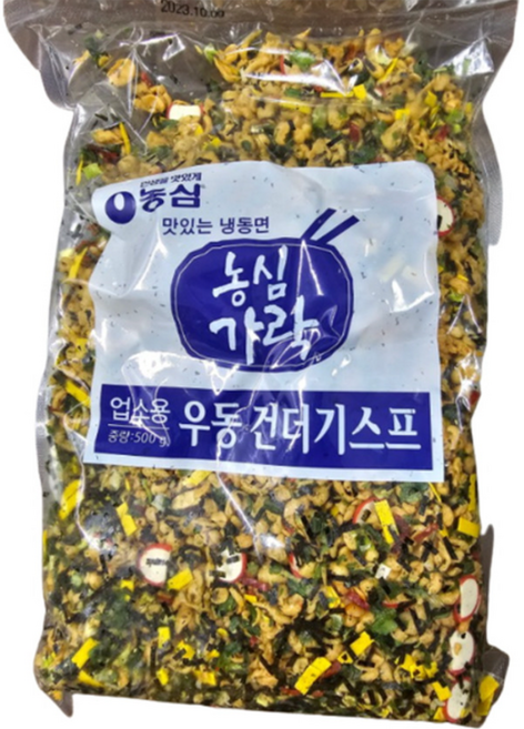 농심 가락우동 건더기스프 500g 업소용, 11개